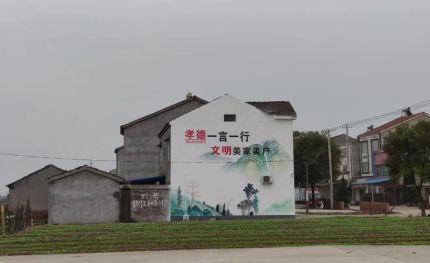 礼泉新农村墙绘